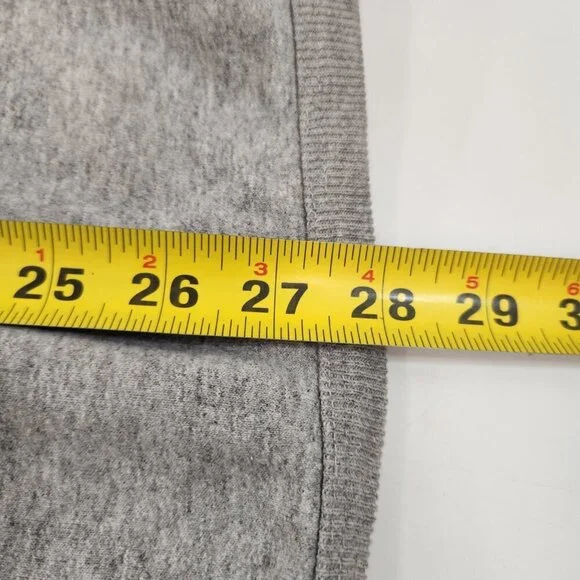 Roots Athletic Mens 1/4 Zip Sweatshirt Heathered Gray - Picture 11 of 11